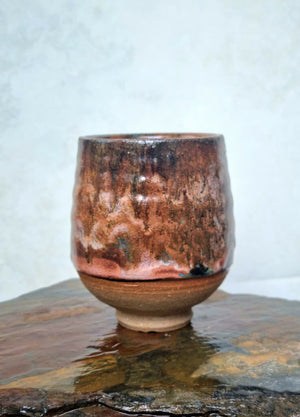 Ceramic goblet style cup