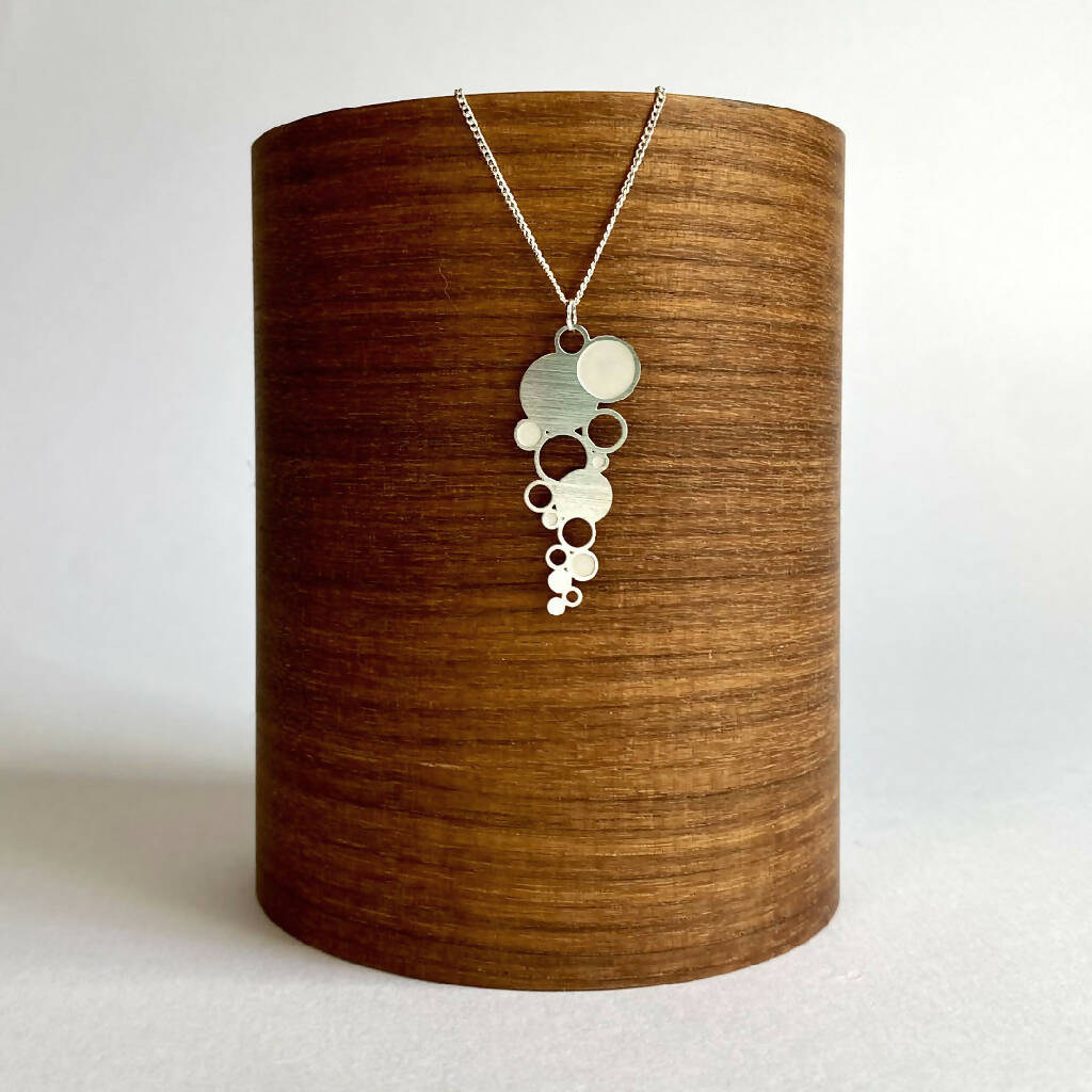 Pearls of Wisdom silver pendant necklace