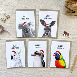 Australian Wildlife Animal Christmas Cards