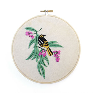 Beginners Embroidery Kit - Honeyeater