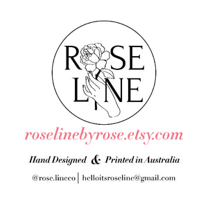 Bee's Knees Greeting Card Handmade by Rose Line