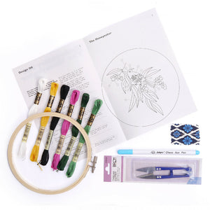 Beginners Embroidery Kit - Honeyeater