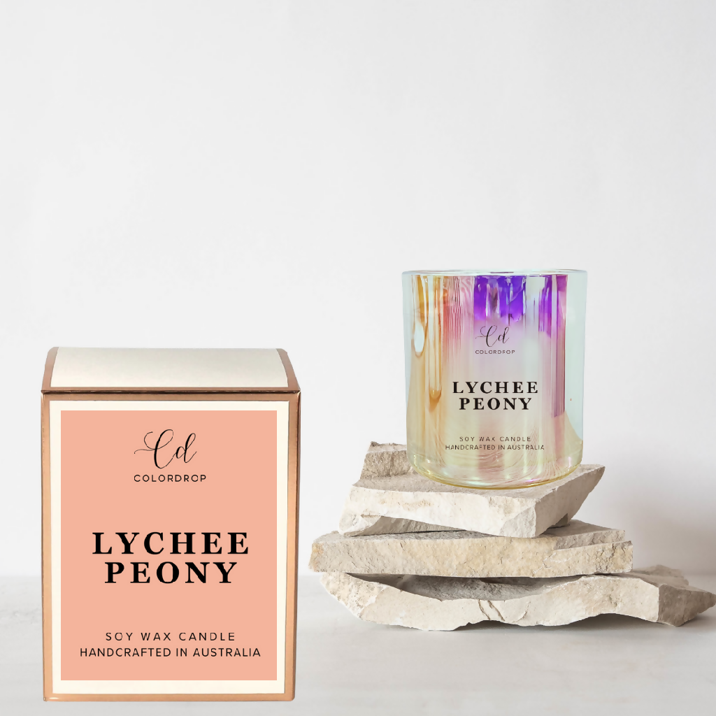 Lychee Peony Soy Candle