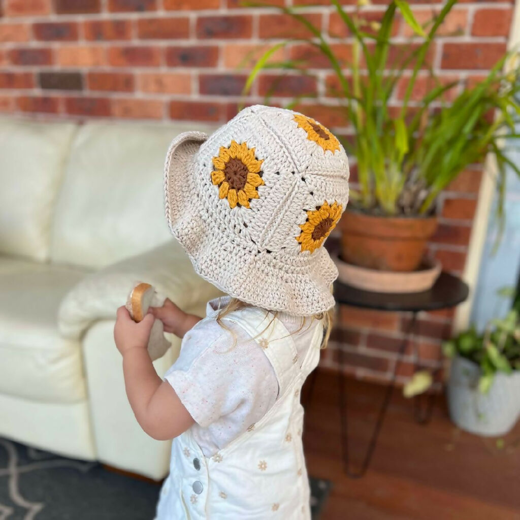 Crochet Sunhat (Baby to Adult sizes)