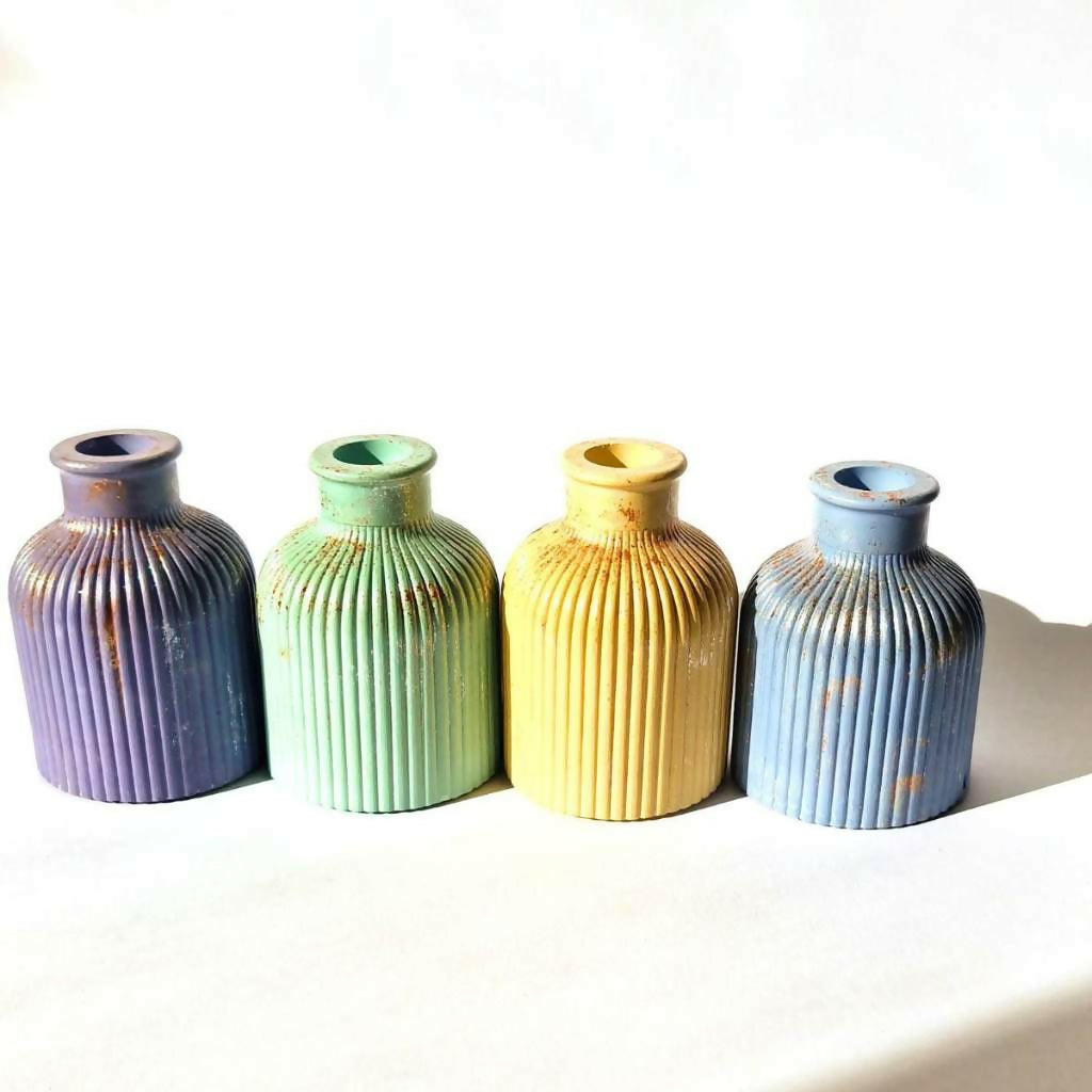 Bud Vase In Four Colors - Made To Order