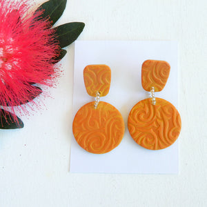 Polymer Clay Earrings Gift Box "Goldie & Friends"