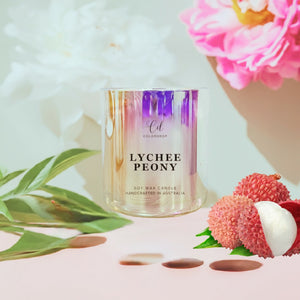 Lychee Peony Soy Candle