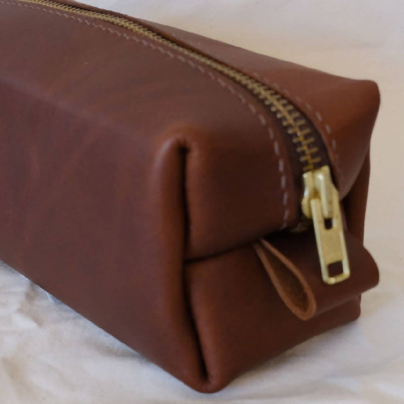 Leather Dopp kit/ Toiletry Bag