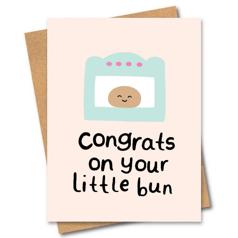 Little Bun Pregnancy Card