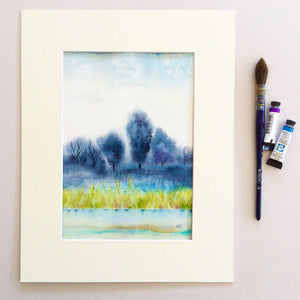 Original Watercolour Painting On Paper