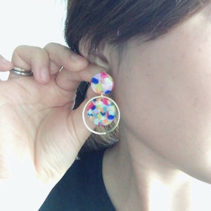 The Kimono colourful mixed gorgeous statement earrings