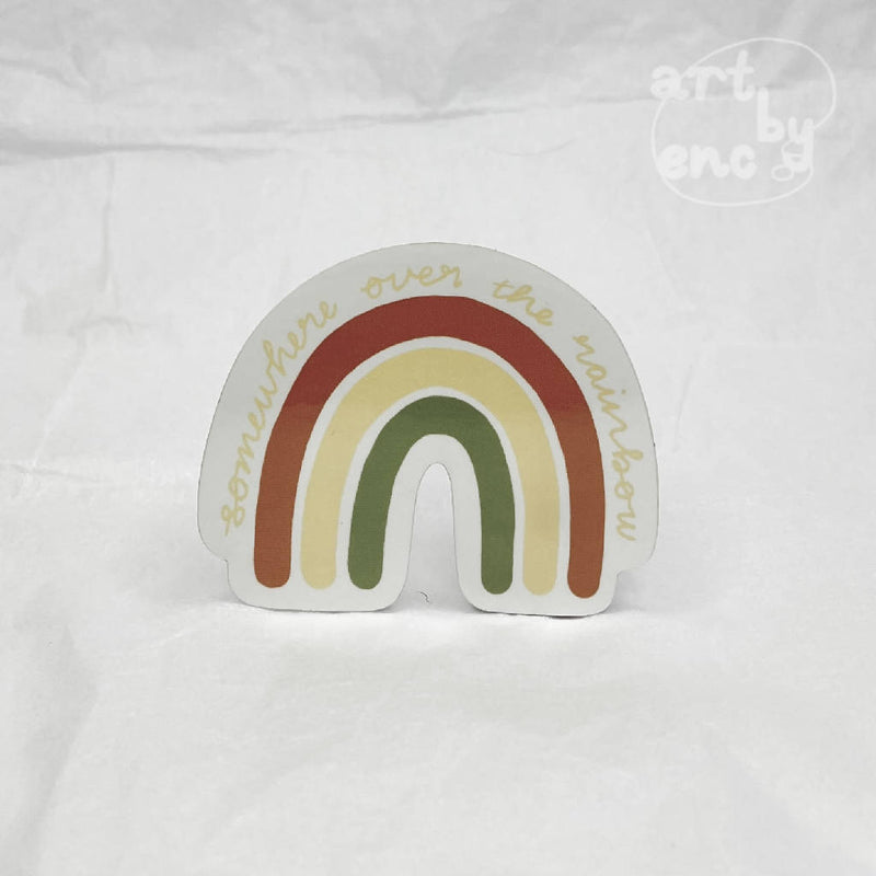 Somewhere Over The Rainbow - Quote Vinyl Sticker