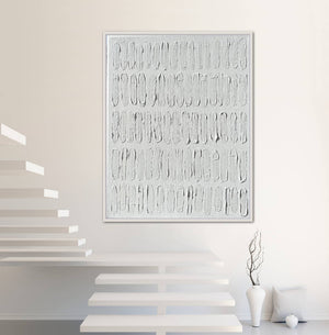 Minimalist Textured Painting - “Crossings”