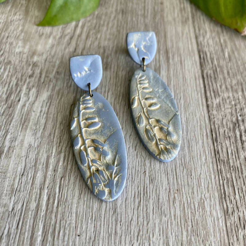 Botanical Imprint Earrings