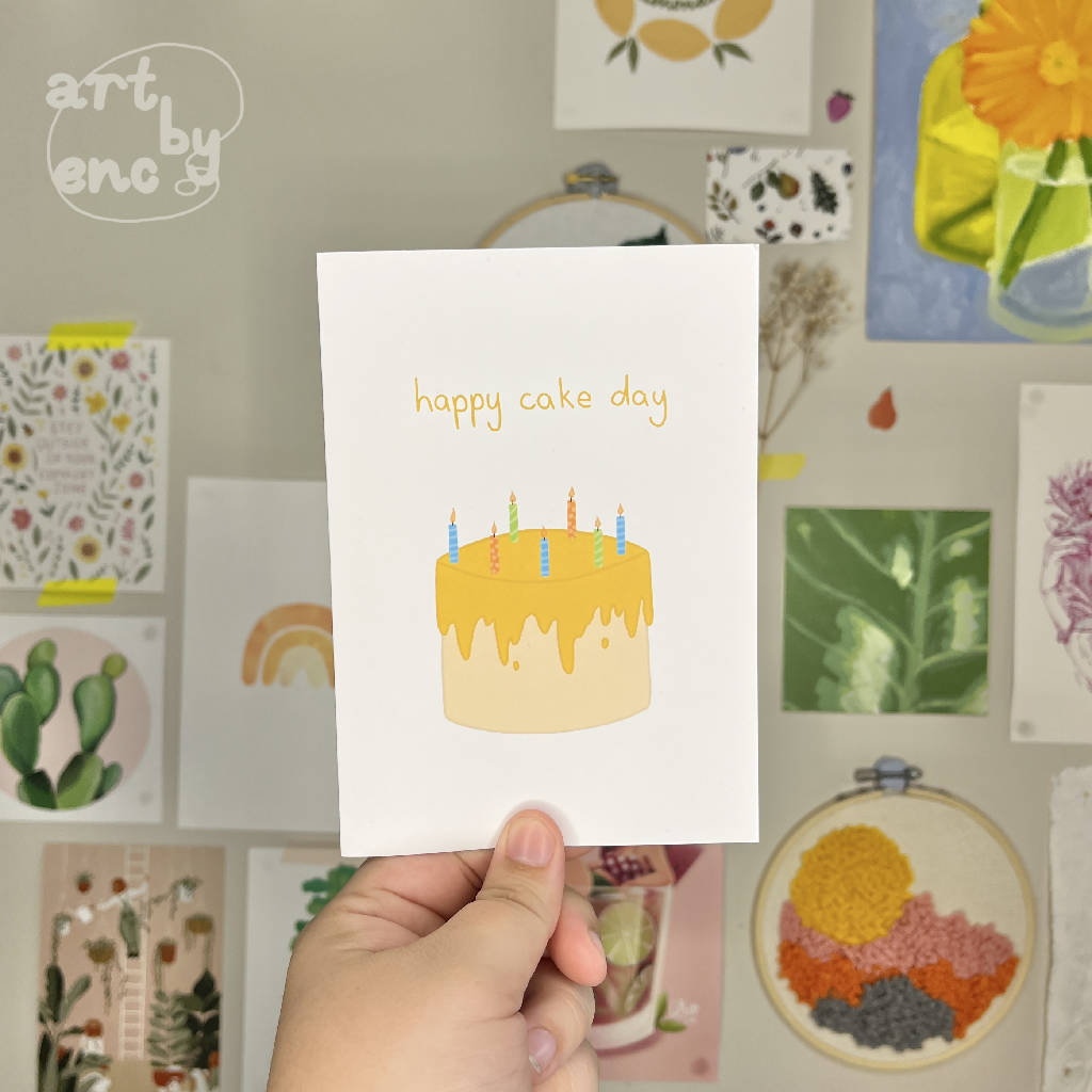 Happy Cake Day - Birthday Greeting Card