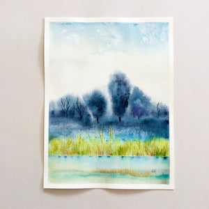 Original Watercolour Painting On Paper