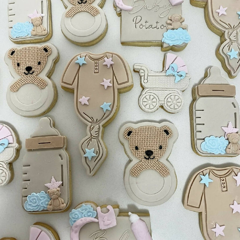 Baby Shower Cookies Giftbox - Vanilla