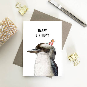Australian Wildlife Bird Birthday Eco Friendly Recycled Paper Card