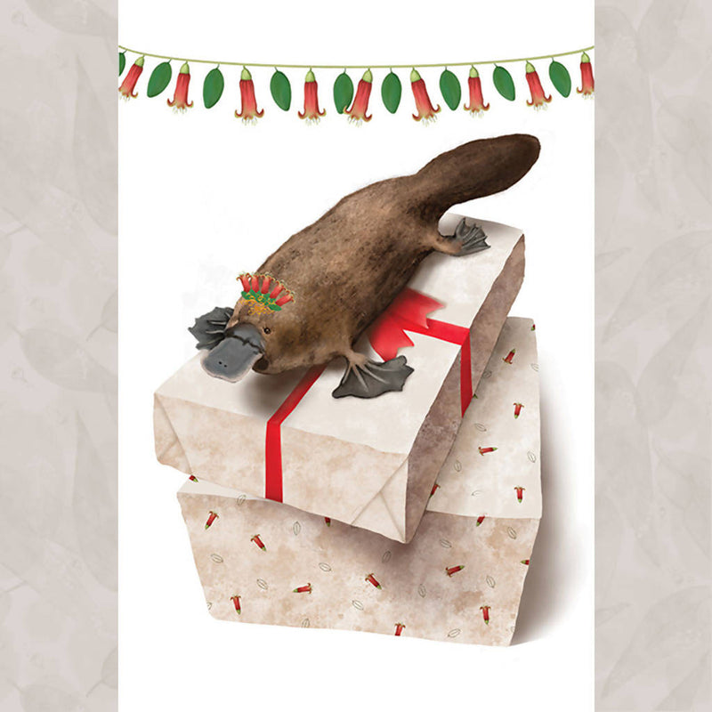 Platypus Christmas Card