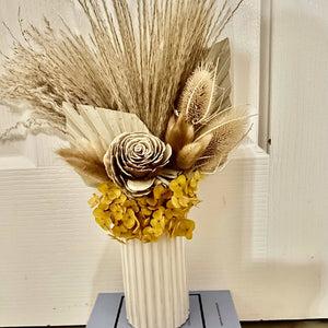Mini Size Handmade Bespoke Dried Floral Arrangement in Assorted Colours