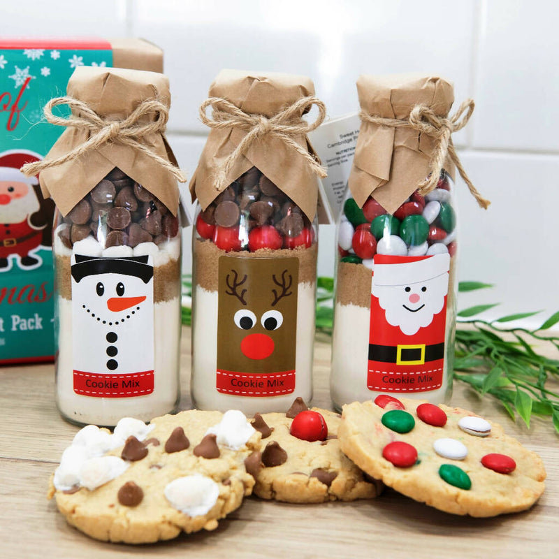 Friends of Christmas Baking Mix Gift Pack. Christmas food gift.