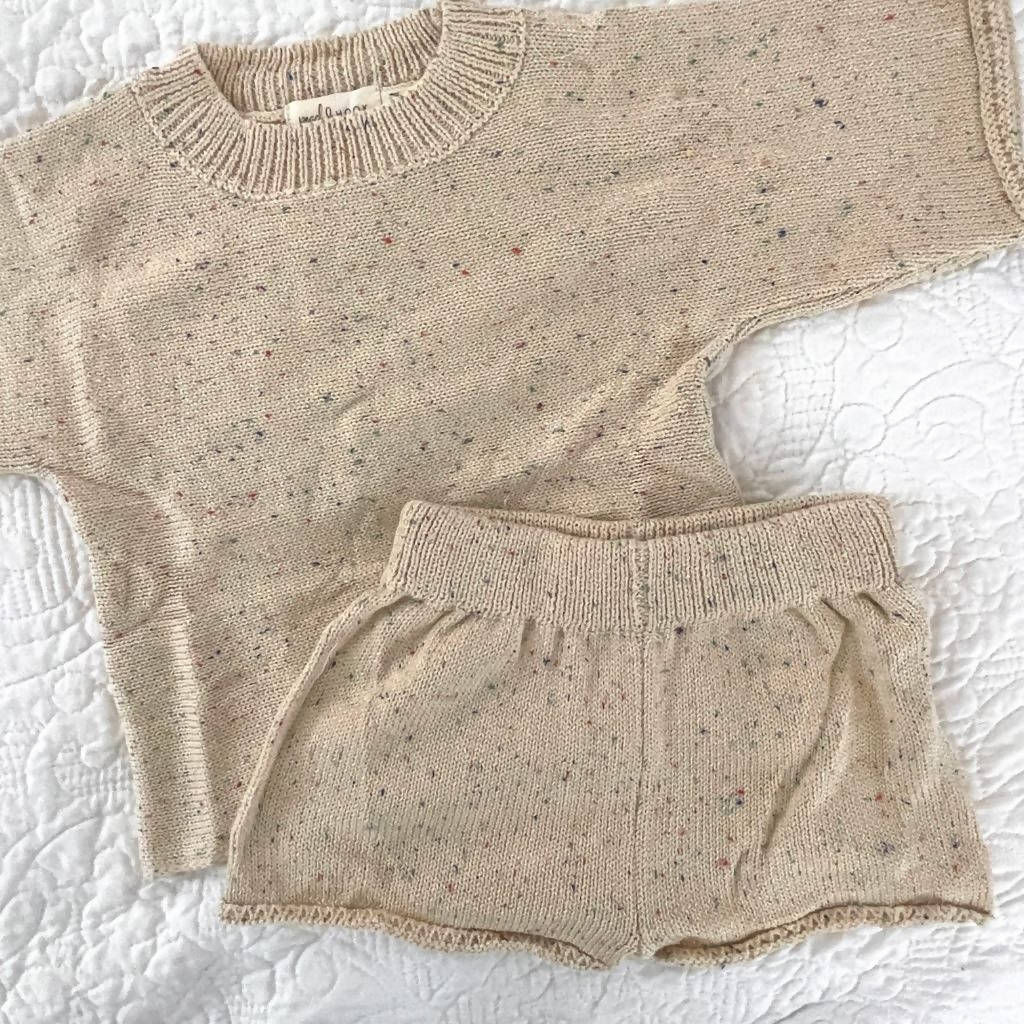 Speckled Knit Set - Personalised