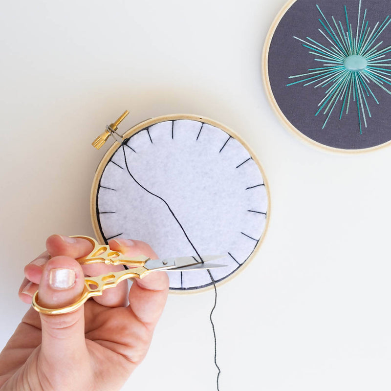 DIY Burst Embroidery Digital Pattern