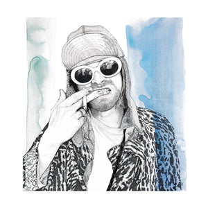Kurt Cobain Wall Art Print