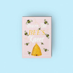 Bee's Knees Handmade Greeting Card by Rose Line