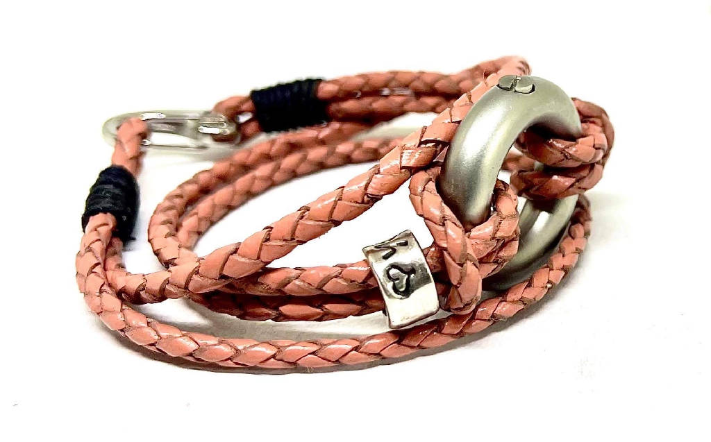 Personalised Wrap Leather Memorial Bracelet