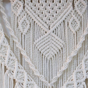 Bohemian Chic Naturel – Boho Macrame Wall Hanging