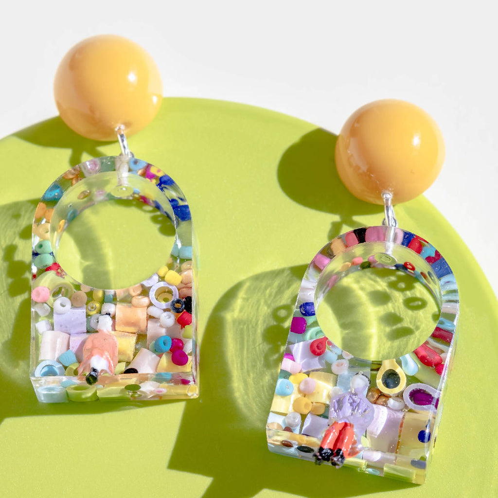 Candy - Handmade Resin Drop Earrings