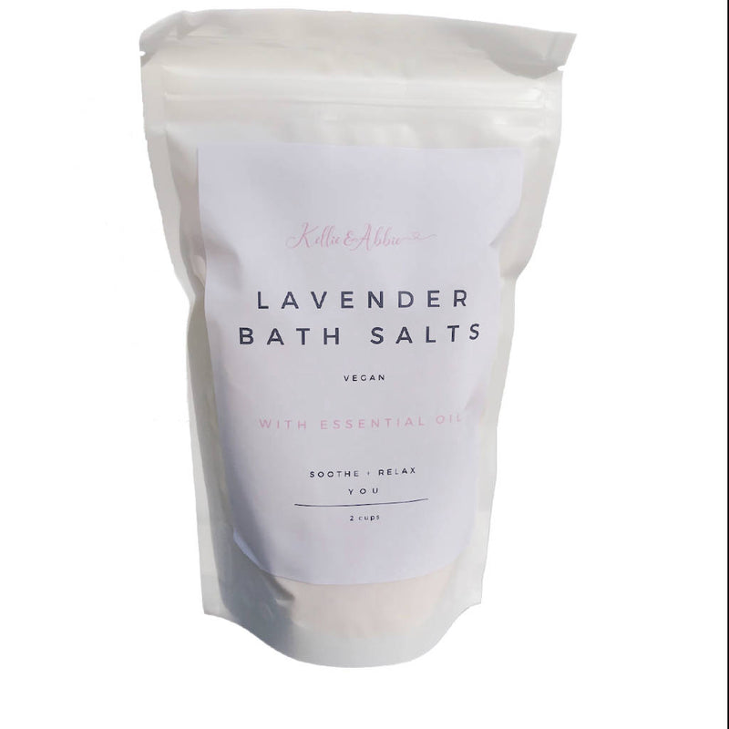 Natural Bath Salts Lavender Oil