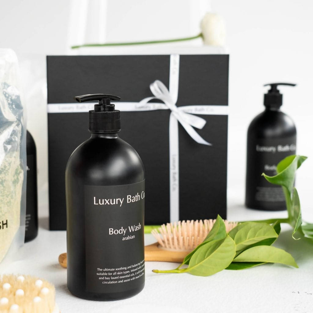 Gift Box - Luxurious Natural Body Wash and Body Lotion