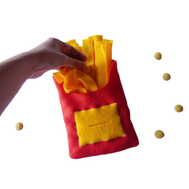 Handmade Snuffle Mat Dog Toy - Fries
