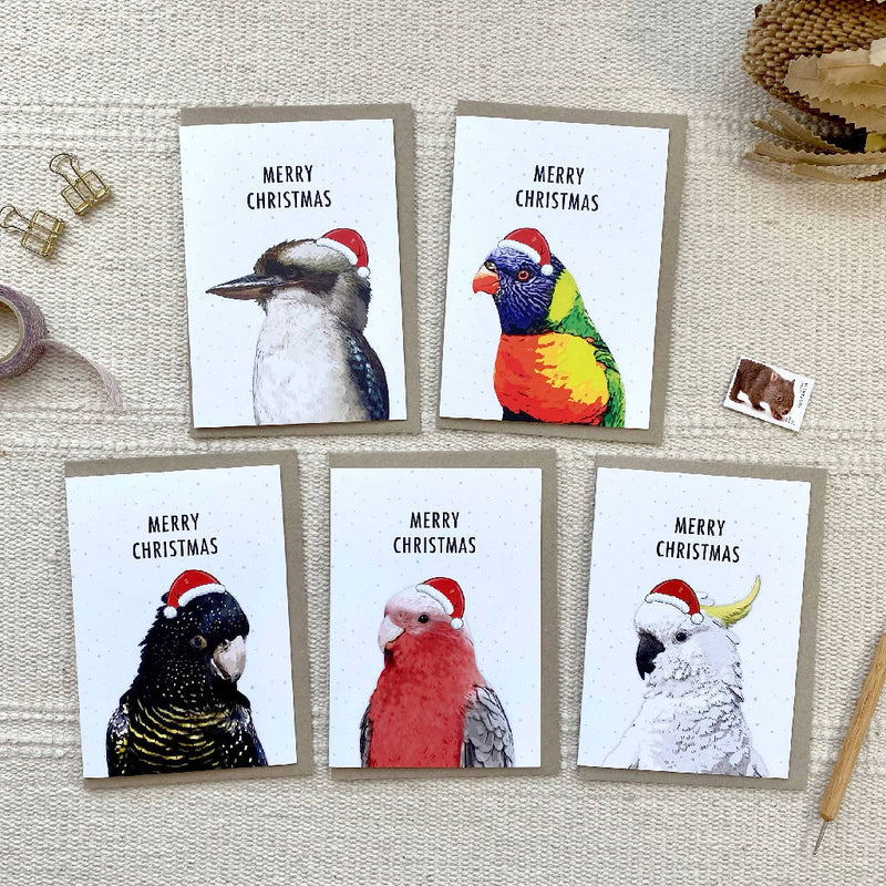 Australian Wildlife Bird Christmas Cards