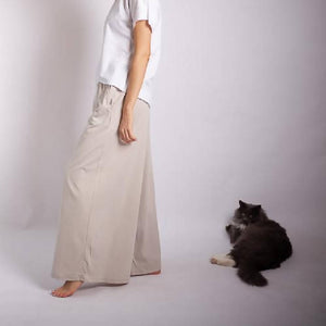 Jona Pant - Oatmeal Organic Cotton Jersey