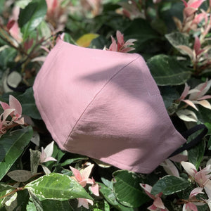 Pink Linen ~ 3ply Face Mask
