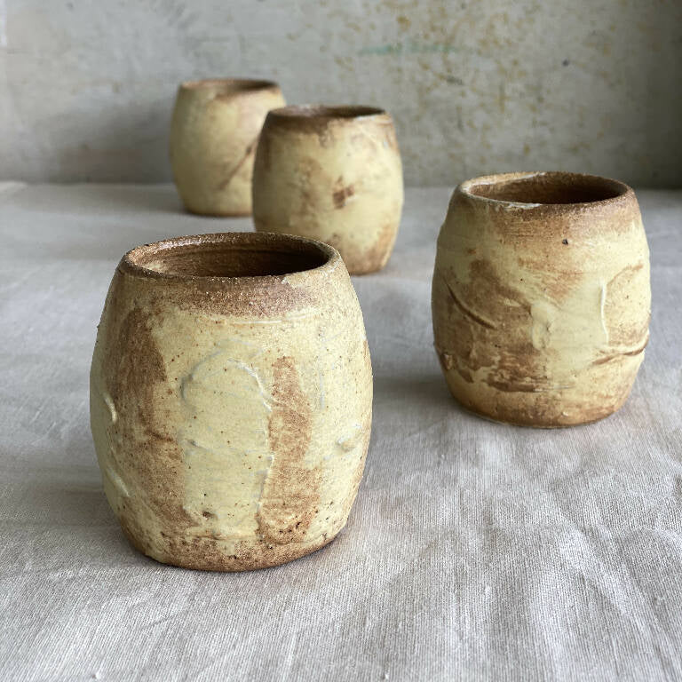 Ceramic Sake Cup - Brown