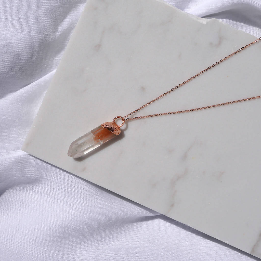 Phantom Quartz – Copper Necklace
