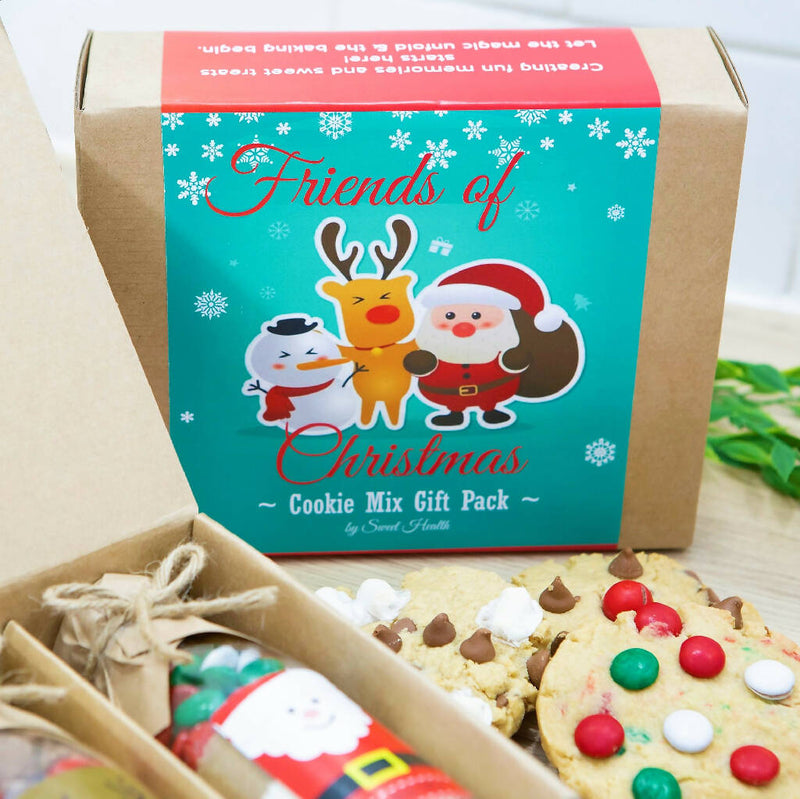 Friends of Christmas Baking Mix Gift Pack. Christmas food gift.