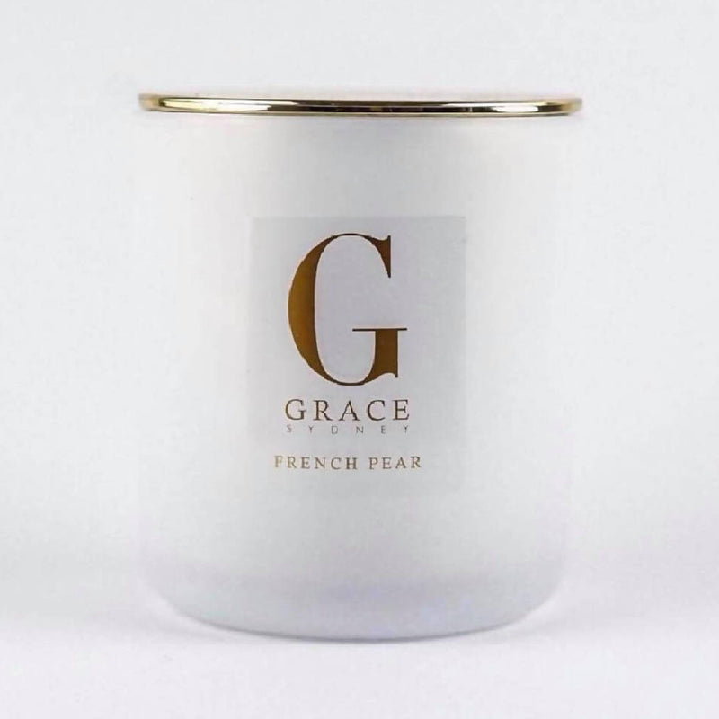 White & Gold Vogue Candle