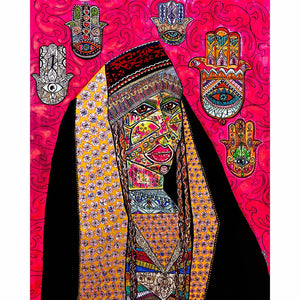 Qadera - Portrait painting - Art on canvas