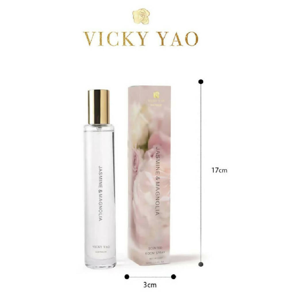 VICKY YAO FRAGRANCE- Love & Dream Series Exclusive R&D Faux Floral Spray Jasmine & Magnolia 50ml
