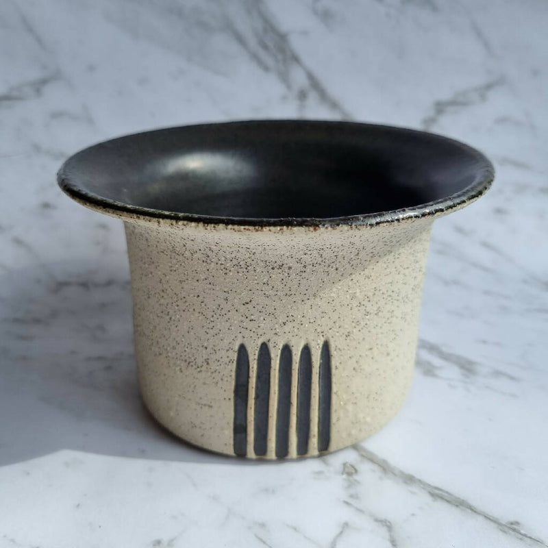Handmade Ceramic Bowl - Short Vase