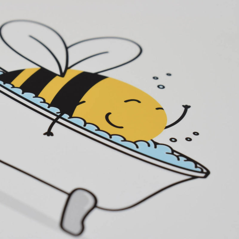 Bee In The Bath | Print