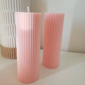 Dusty Pink Pillars