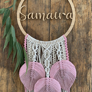 Samaira - Personalised Macrame Dream Catcher