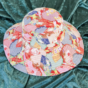 Vintage Floral Sun Hat