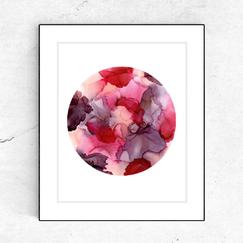 Rose {Circle Design} - Fine Art Print